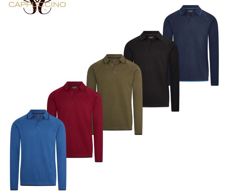 Varese Polo Knit L/S Tipping