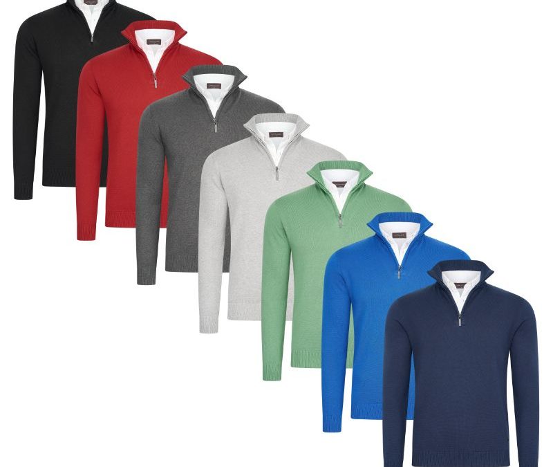 Como Mock QTR Zip Pullover