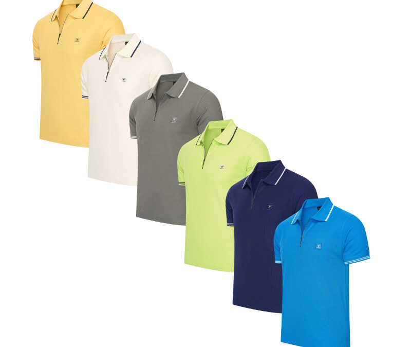 Torino Polo Zip Pique