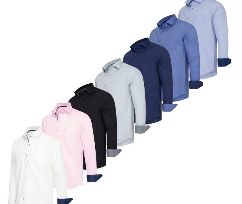 Milano Stretch Shirt Plain L/S