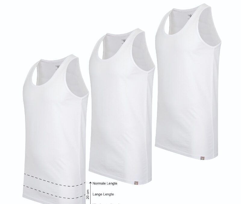 Belluno Extra Long Tanktop 3-Pack