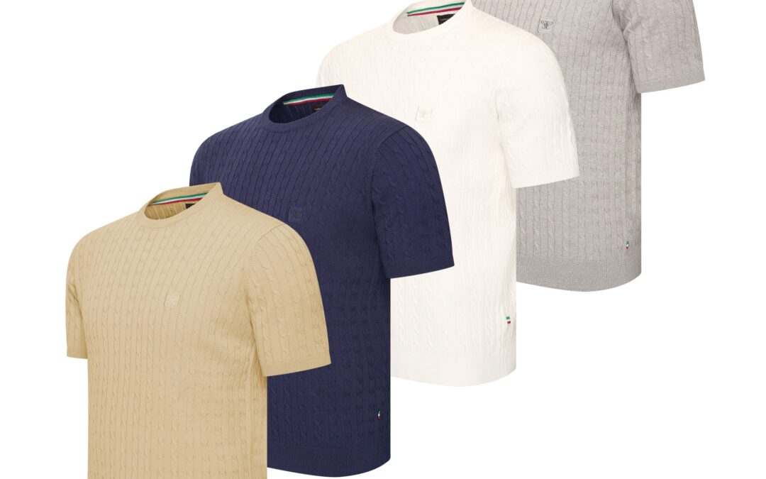 Loreto Cable Knit T-Shirt